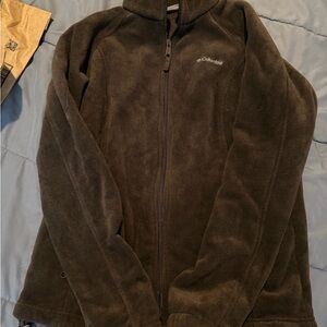 Columbia Dark Brown Fleece Jacket